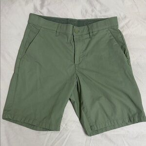 Calvin Klein Green Chino Shorts Slim Fit 9” Inseam Men’s Size 29